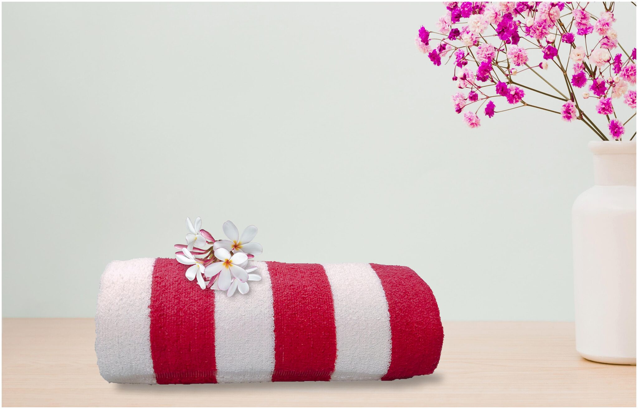 

THARUNSHA ELITE 500 GSM Cotton Bath towel ( 1 piece Pink )