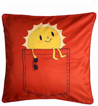 Buy The Crazy Me Sunshine Cushion Cover 16 By 16 Inch Online At
