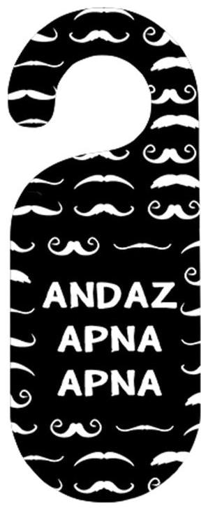 

The Crazy Me Andaz Apna Apna Door Hanger