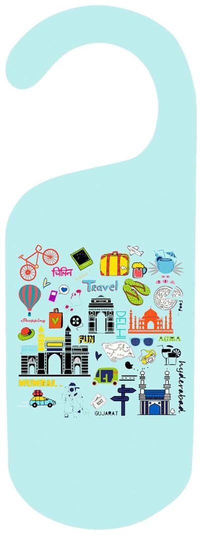

The Crazy Me Retro India Door Hanger