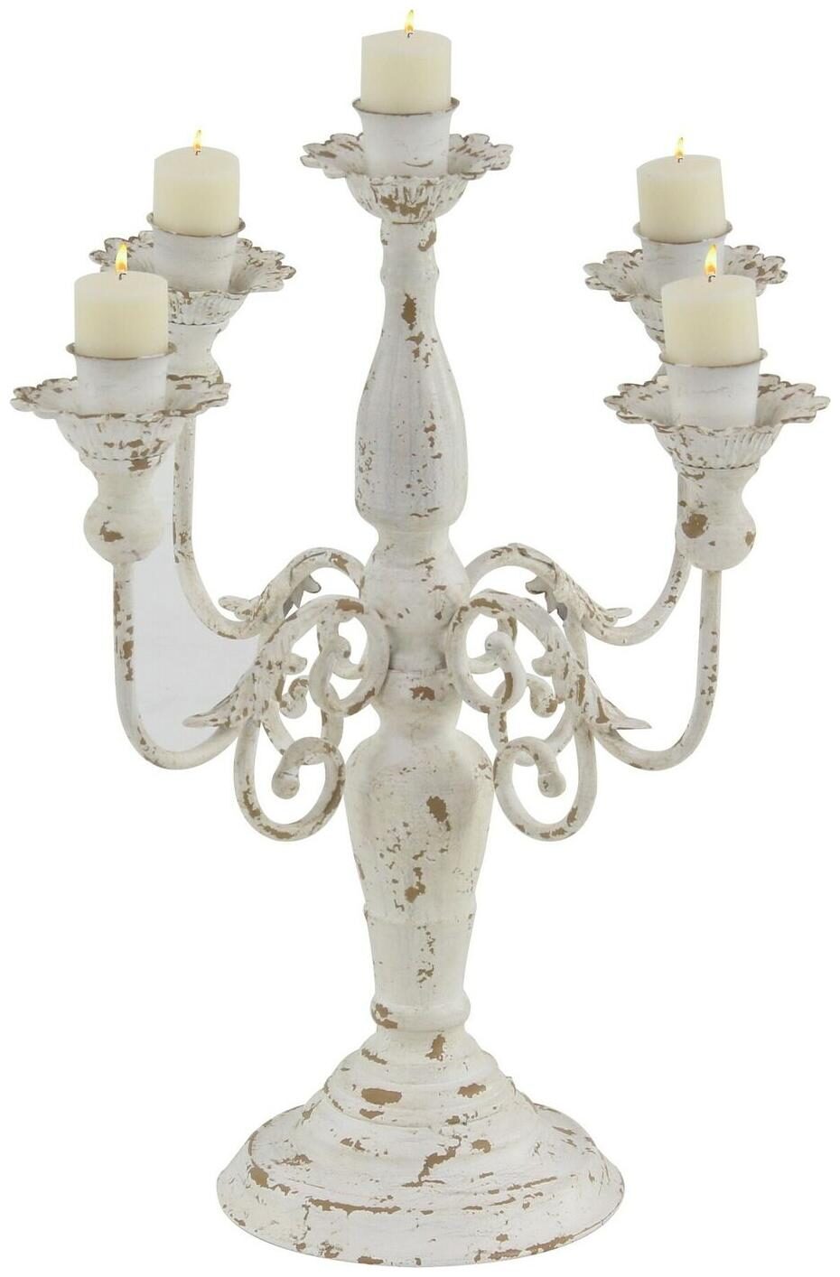 

The Gray Barn Edwin Rustic 19 x 16 Inch White Metal Candle White
