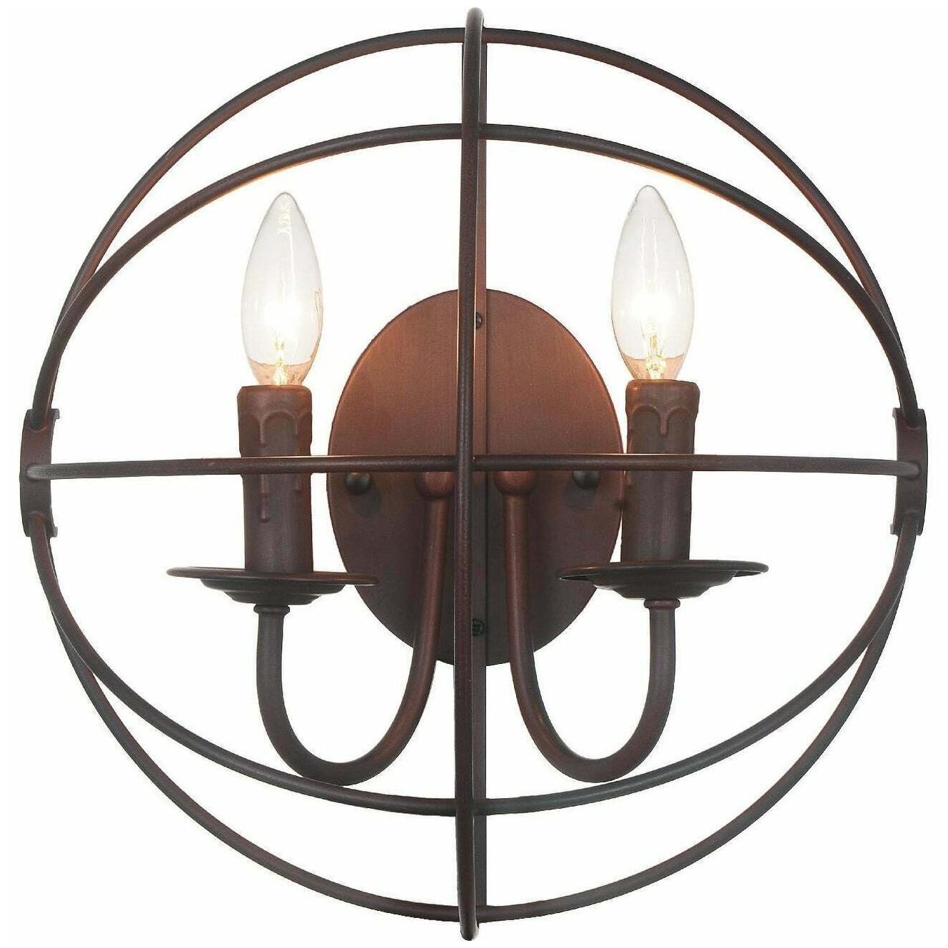 

The Gray Barn Ashgrove 2-light Wall Sconce with Brown Finish Brown