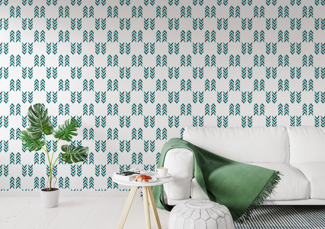 

The Inspire Decor Peel and Stick Wallpaper Removable Wallpaper Self Adhesive Repeat Pattern Wallpaper Tropical Wallpaper