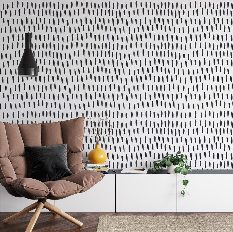 

The Inspire Decor Peel and Stick Wallpaper Removable Wallpaper Self Adhesive Repeat Pattern Wallpaper Brushstrokes Wallpaper