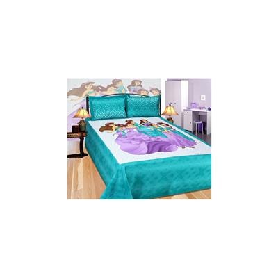 

The Intellect Bazaar Cotton Printed King Size Bedsheet 104 TC ( 1 Bedsheet With 2 Pillow Covers Multi )