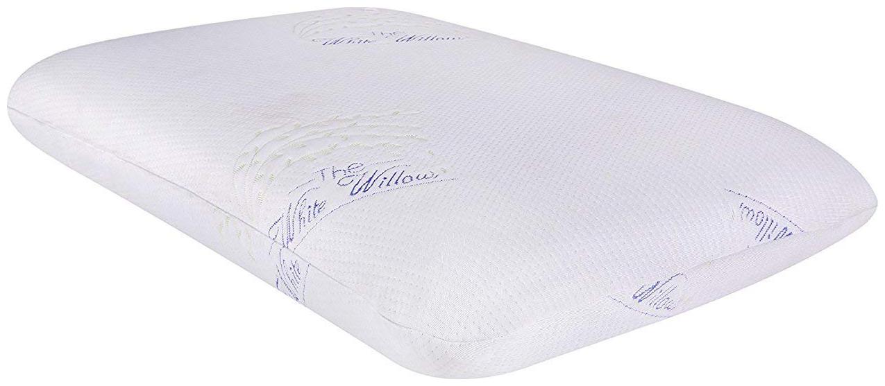 Buy The White Willow Super King Size Memory Foam Pillow With
