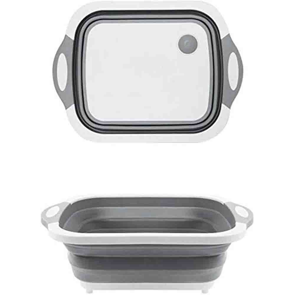 

Theprohomes 3 in 1 Multi-Functional Kitchen Dish Storage Rack and Chopping Board