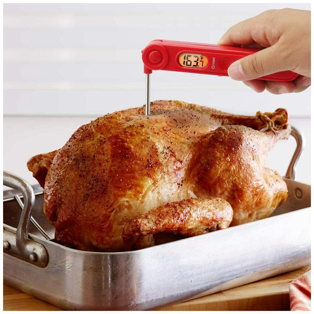 

ThermoPro TP03A Digital Instant Read Meat Thermometer - Red