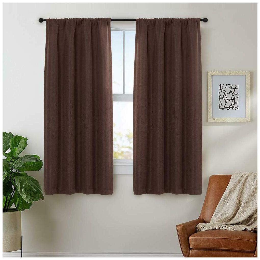 

Tie Up Valances for Kitchen Windows Vintage Linen Look Room Darkening