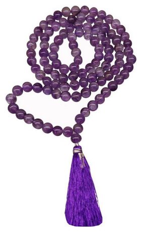 

Timeshopee Amethyst Mala Goodluck Set of 1