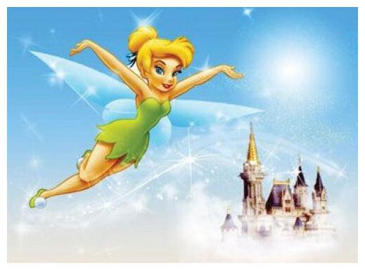 

TINKERBELL SMALL FRIDGE MAGNET DISNEYLAND NEW FREE SHIPPING