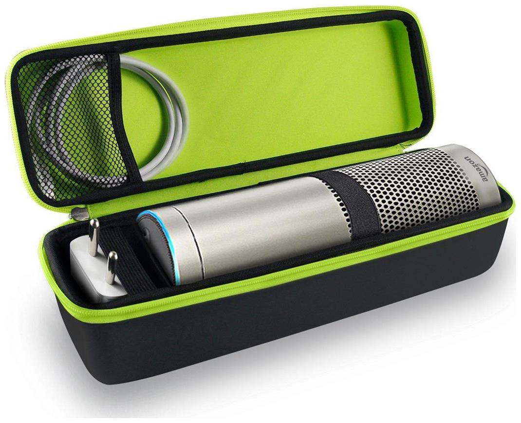 

Tizum Travel Portable Hard Case Pouch For Amazon Echo Plus (Black)