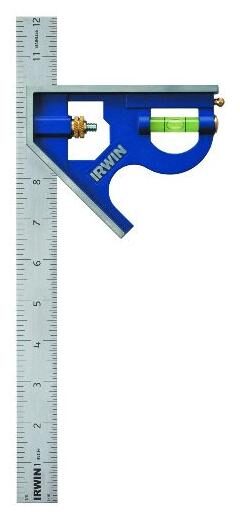 

Tools Combination Square Metal Body 12inch Black Precision Etched Scales 1794469