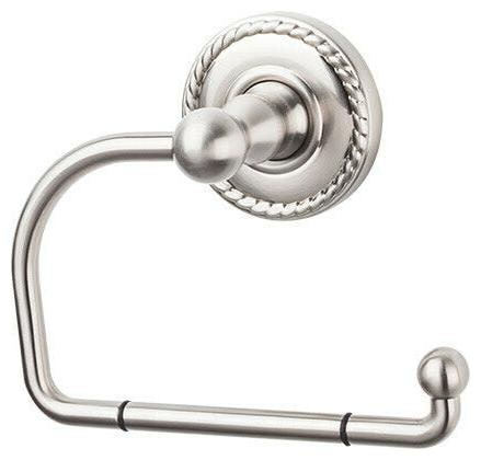 

Top Knobs ED4F Nickel Edwardian Bath Tissue Hook Rope Backplate