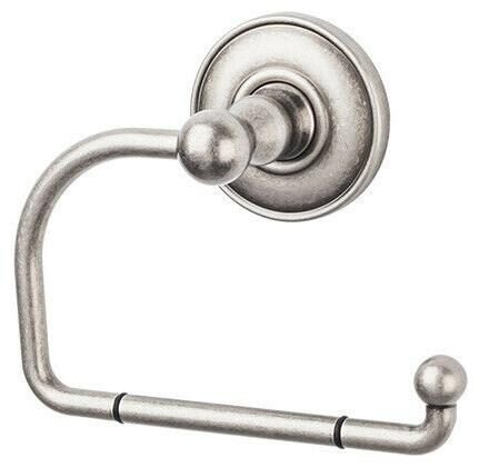 

Top Knobs ED4D Pewter Edwardian Bath Tissue Hook Plain Backplate