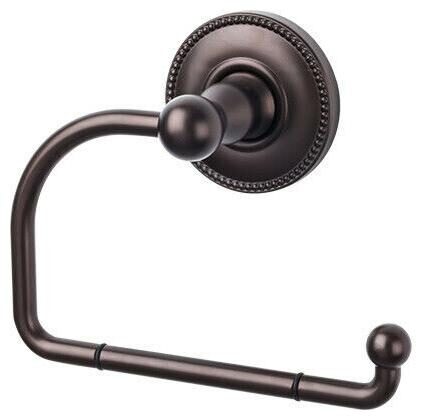 

Top Knobs ED4A Bronze Edwardian Bath Tissue Hook Beaded Backplate