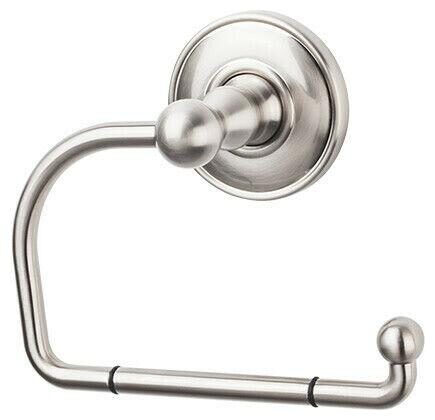 

Top Knobs ED4D Nickel Edwardian Bath Tissue Hook Plain Backplate
