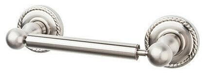 

Top Knobs ED3F Nickel Edwardian Bath Toilet Paper Holder Rope Backplate