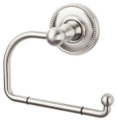 

Top Knobs ED4A Nickel Edwardian Bath Tissue Hook Beaded Backplate