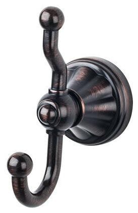 

Top Knobs HUD2 Bronze Hudson Bath Double Hook