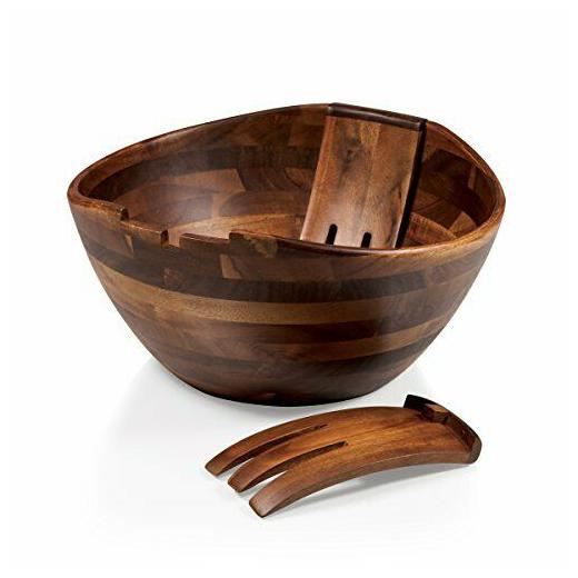 

TOSCANA - a Picnic Time Brand Fabio Viviani Mescolare Salad Bowl Serving Set