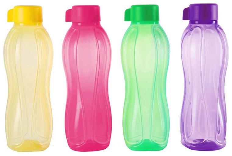 

total solution Plastic Multi Water Bottle ( 500 ml Set of 4 )