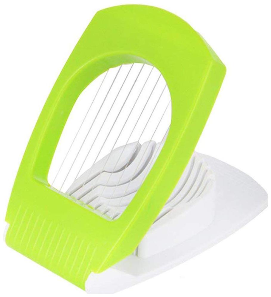 

Total solution Egg Cutter Egg Slicer Boiled Eggs Cutter Stainless Steel Cutting Wires Multi Purpose Slicer Egg Cutter for Hard Boiled Eggs 1 pc