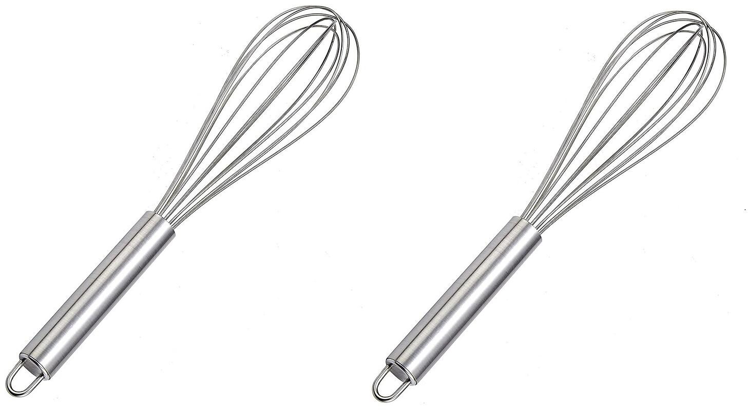 

total solution Stainless steel Silver Egg Tools ( Set of 2 )