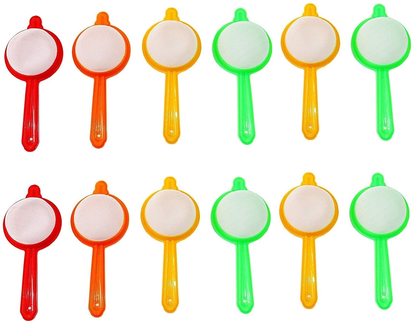 

Total Solution 12 pcs Tea And Coffee Strainers (Set Of 12) Colour May Vary