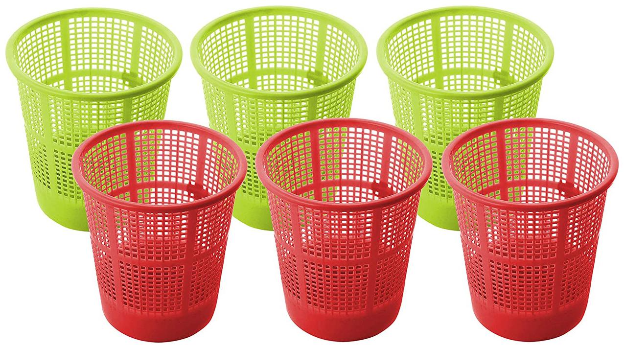 

Total Solution Plastic 5 liter Dustbin (Set of 6)