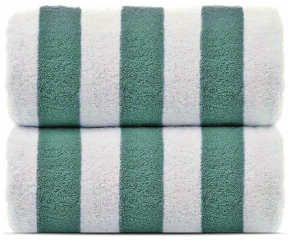 Buy Towel Bazaar 2Pack Turkish Cotton Cabana Striped Beach/Pool/Bath