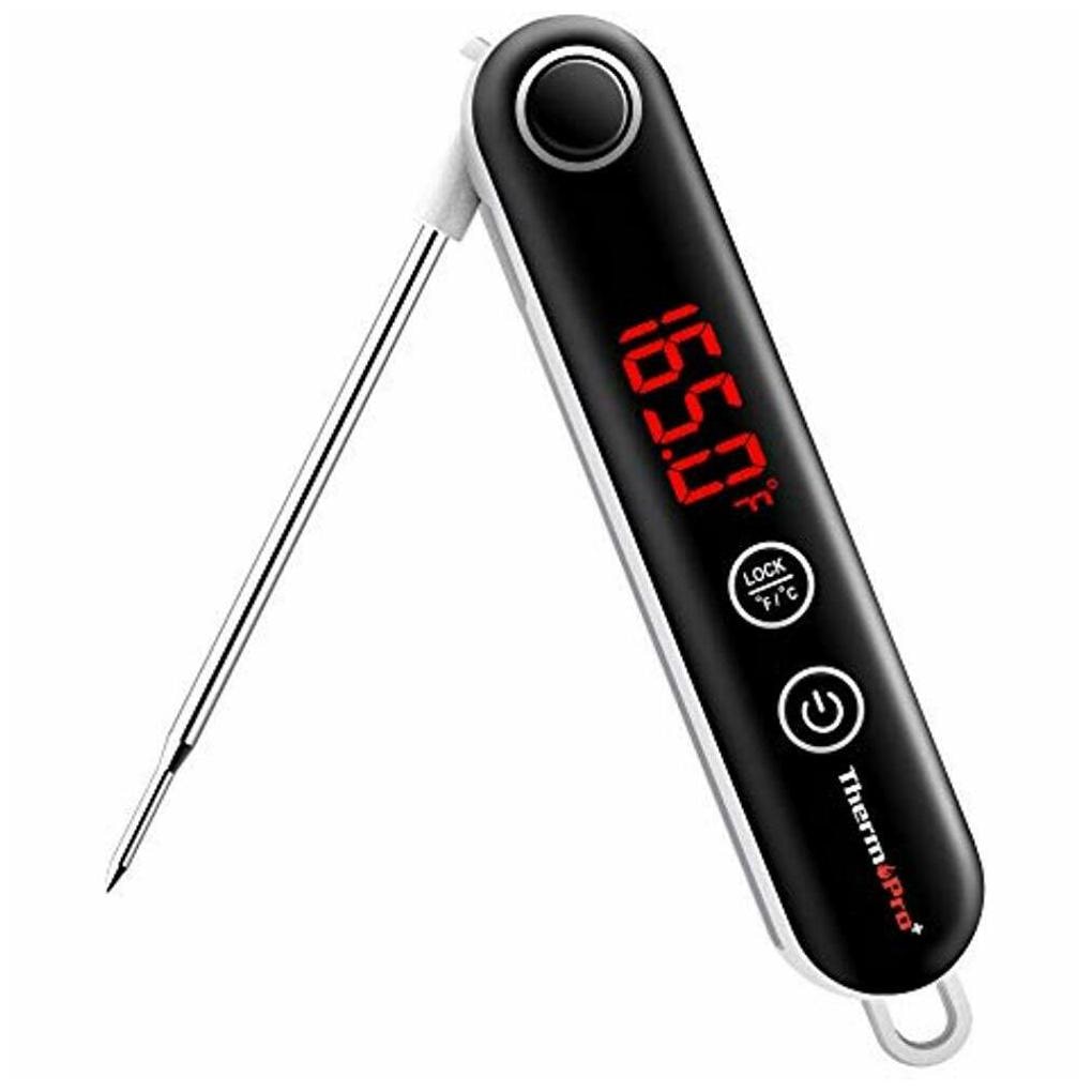 

TP18 InstantRead Ultra Fast Thermocouple Digital Meat Thermometer For Grilling