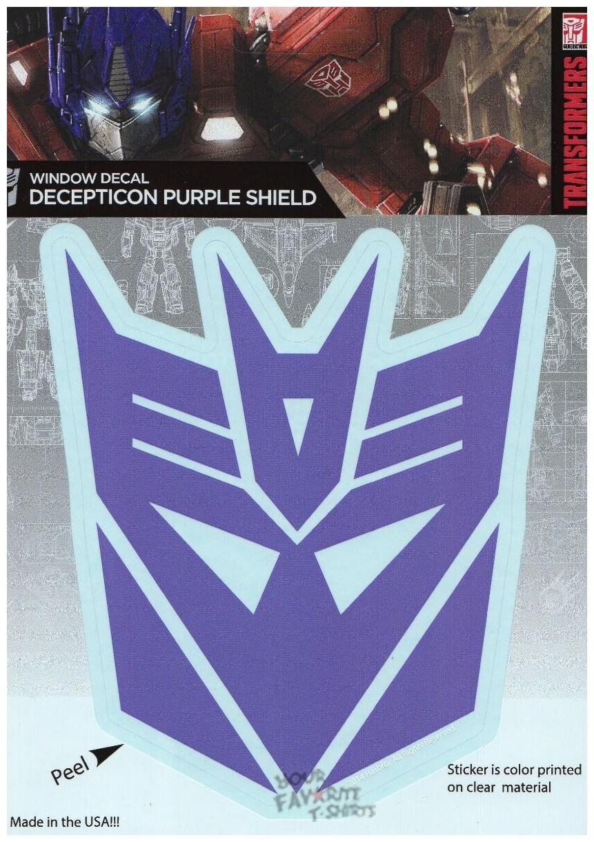

Transformers Decepticon Purple Logo Decal Car Window Laptop Tablet