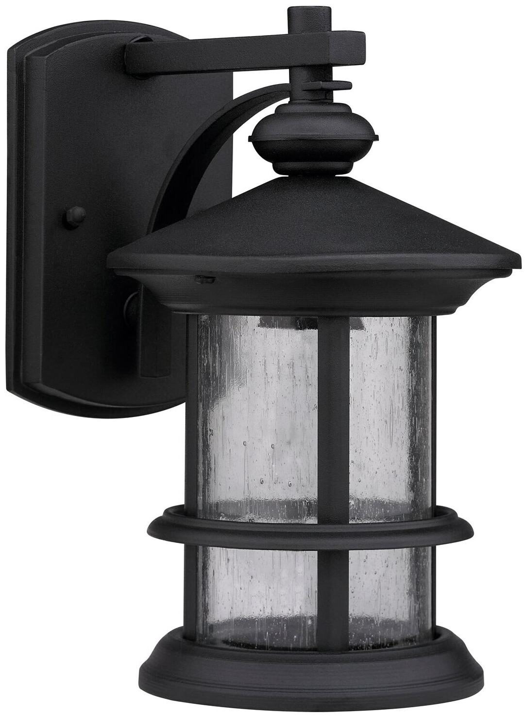 

Transitional 1-light Black Weatherproof Outdoor Wall Fixture Black