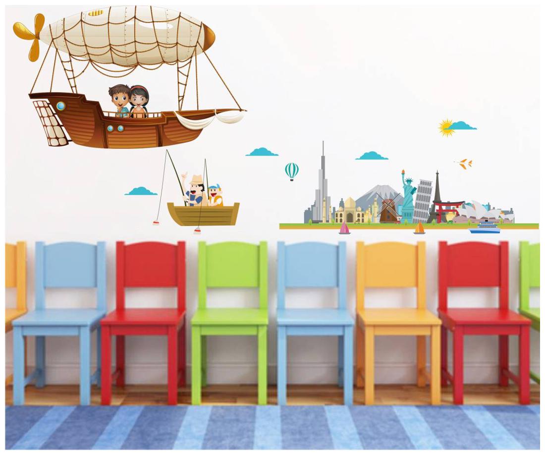 

Rawpockets Wall Stickers Travel around the World