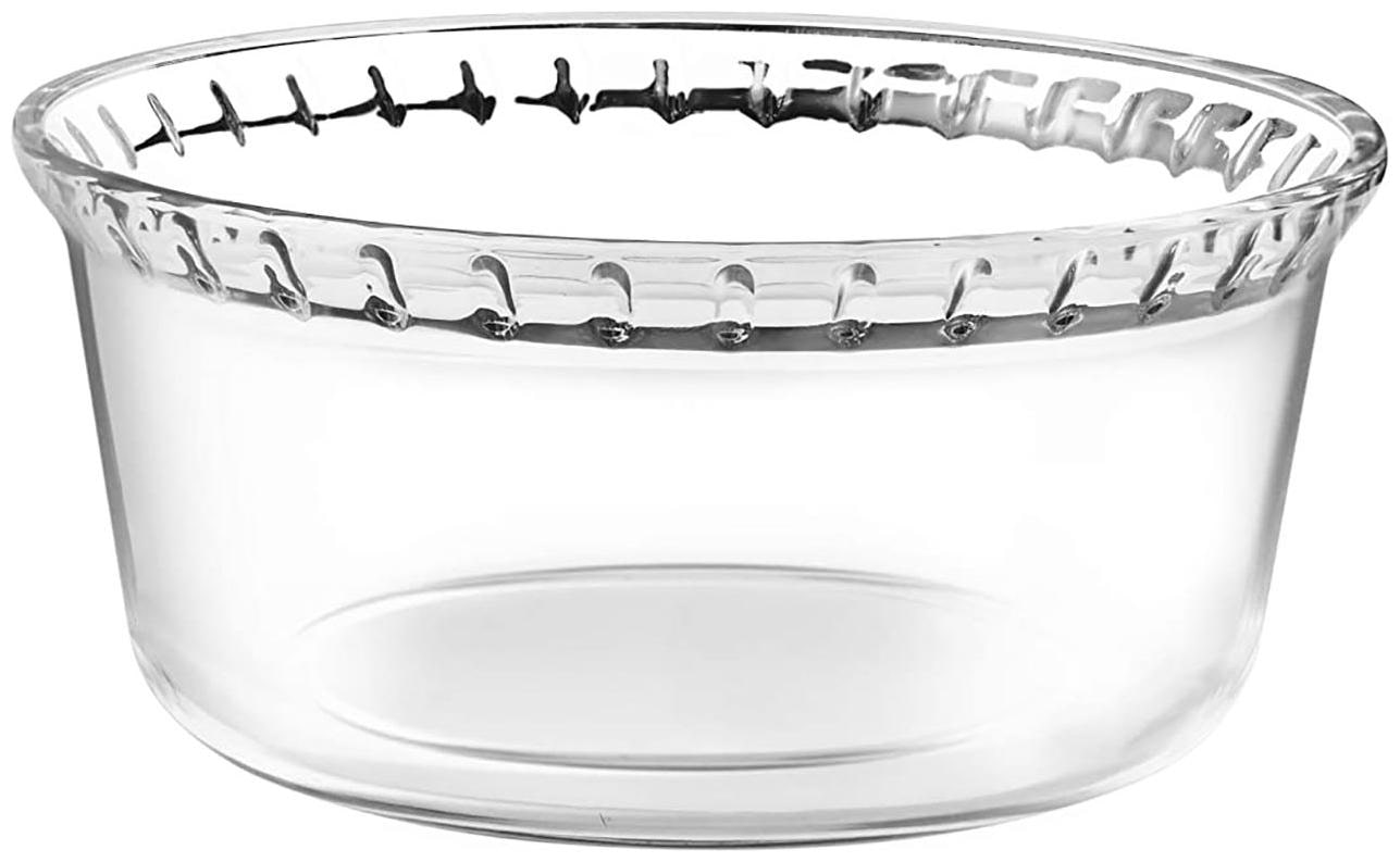 

Treo By Milton Borosilicate Baking Glass Bowl with Design on Rim 1300 ml