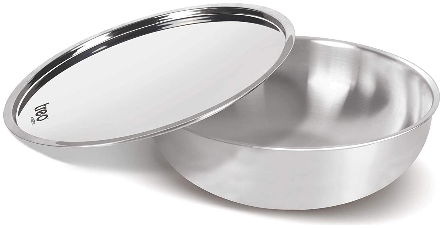

Treo By Milton Triply Stainless Steel Tasla with Lid 20 cm 1600 ml