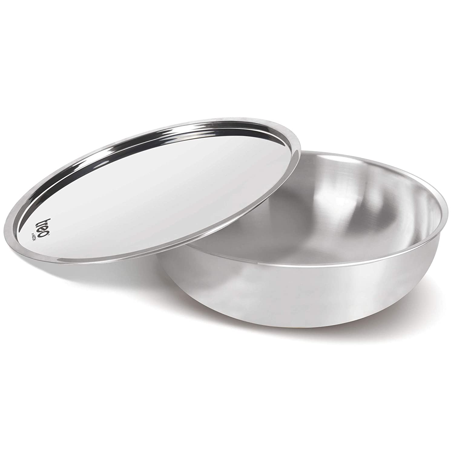 

Treo By Milton Triply Stainless Steel Tasla with Lid 22 cm 2200 ml