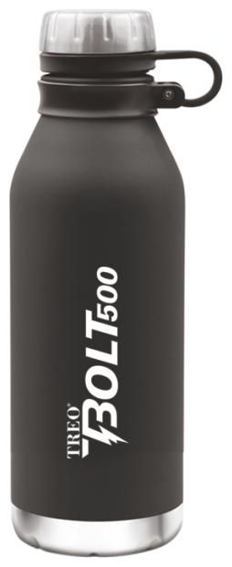 

Treo Black Thermosteel bottles ( 500 ml Set of 1 )