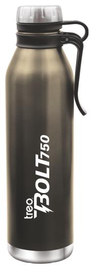 

Treo Black Thermosteel bottles ( 750 ml Set of 1 )