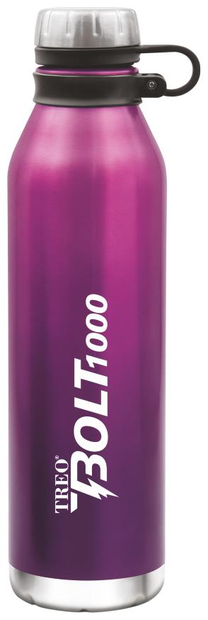 

Treo Purple Thermosteel bottles ( 1000 ml Set of 1 )