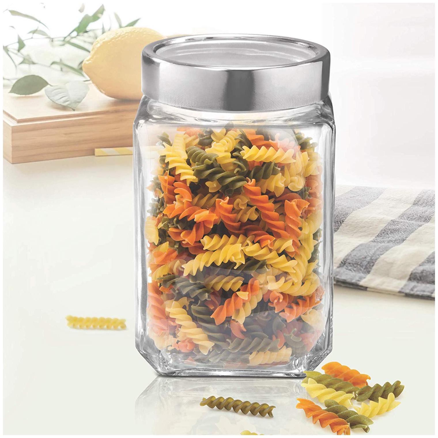 

Treo Tuscany Canister Set of 1-Transparent