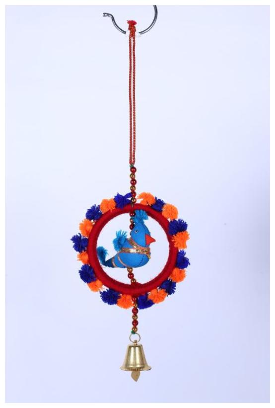 

Tribes India hanging sakar parrot door hanging
