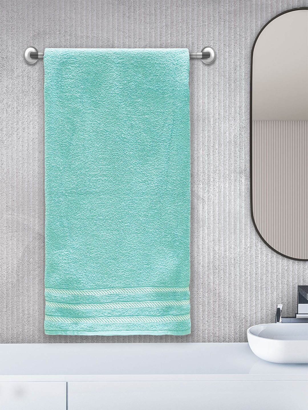 

Trident 380 GSM Cotton Bath Towel ( 2 Pieces Green )