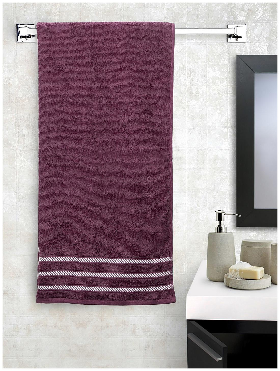 

Trident 380 GSM Cotton Bath Towel ( 1 Piece Purple )