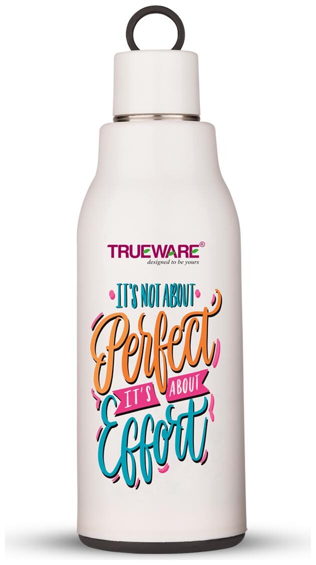 

Trueware Plastic White Water Bottle ( 680 ml Set of 1 )