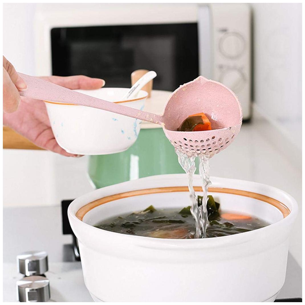 

TRYOKART Kitchen Hot Pot Soup Spoon Colander 2 in 1 Daily Useful Cooking Tools