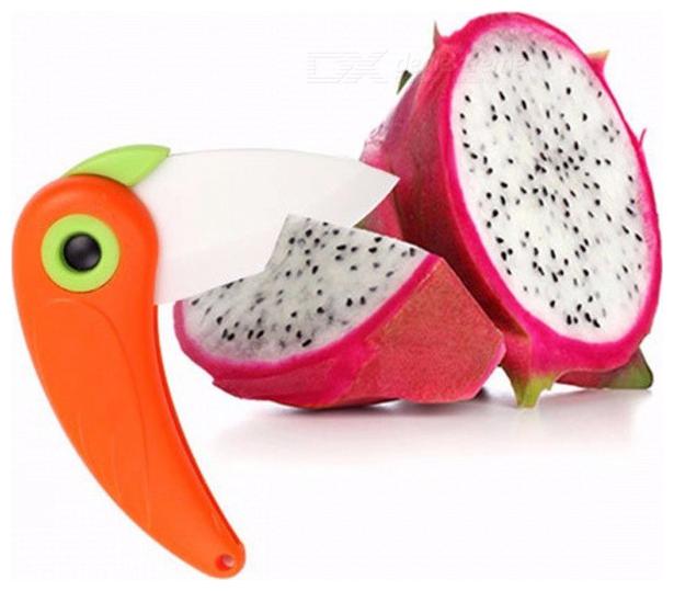 

TRYOKART Mini Bird Shape Knife Pocket Folding Bird Knife Fruit Paring Knife with Colourful Handle
