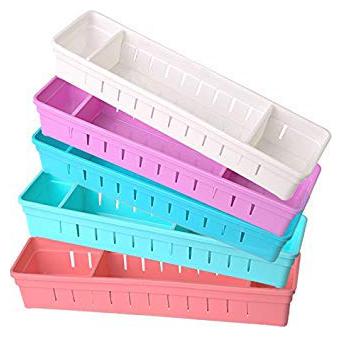 

tryokart New Adjustable Drawer Organizer Home Kitchen Storage Board Divider Makeup Tableware Storage B Office Supplies