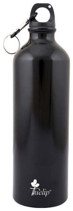 

Tuelip Aluminium Black Water Bottle ( 750 ml Set of 1 )